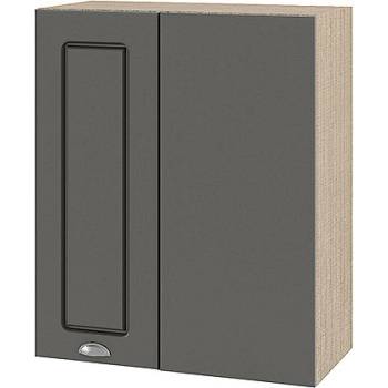 Image 1 of ИРИМ Горен ъглов кухненски шкаф Сити МФ-Цимент мат-06-17 60 см