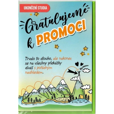 Nekupto Přání k ukončení studia Gratulujeme k promoci 115 x 170 mm – Zboží Dáma