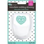 DALPRINT Decorative hole punch azure 3, 7cm heart