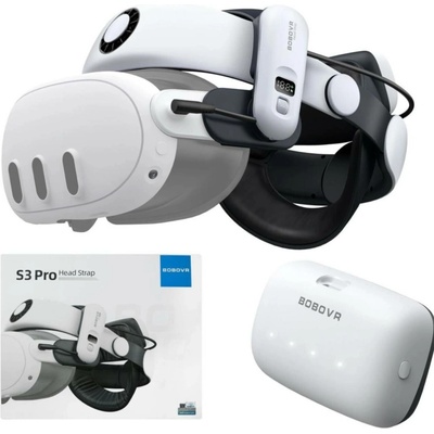 BOBOVR S3 Pro odlehčovací popruh na baterie pro Meta Quest 3
