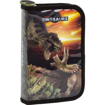DERFORM Ученически несесер Derform Dinosaur 18 - С 1 цип (95476)