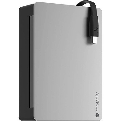 mophie Powerstation Plus 8X - външна батерия 12000 mAh с вграден microUSB кабел за мобилни устройства