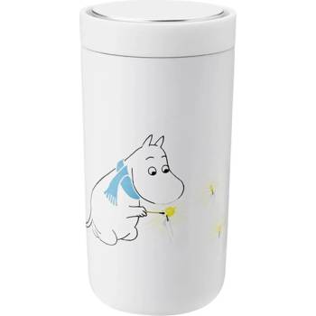 Stelton Чаша за пътуване TO GO CLICK MOOMIN 200 мл, скрежно бяла, Stelton (SN13706)