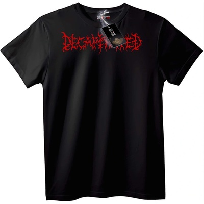 NOONEBRAND Тениска Decapitated Черна - M, White