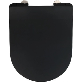 WENKO Черна тоалетна седалка Черна, 45, 2 x 36, 2 cm Sedilo - Wenko (23827100)