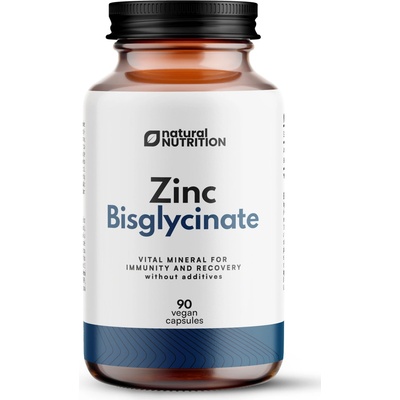 Natural Nutrition Zinek chelát bisglycinát kapsle 90 kapslí