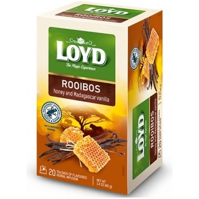 Чай Loyd Ройбос с мед и ванилия 20бр