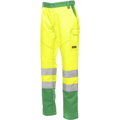 Payper Pracovné nohavice CHARTER fluorescenčná žltá zelená