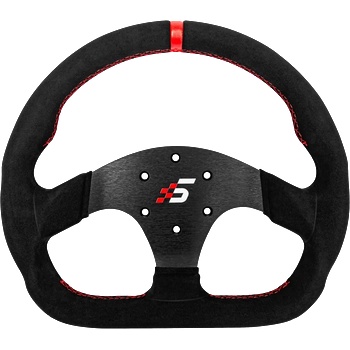 Simagic D-Shaped Steering wheel without HUB, 325mm, Suede. S404 (P-325D (SUEDE))