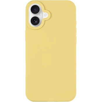 Tactical Силиконов калъф с MagSafe за iPhone 16 Plus - Tactical MagForce Velvet Smoothie Cover (жълт) (57983122569)