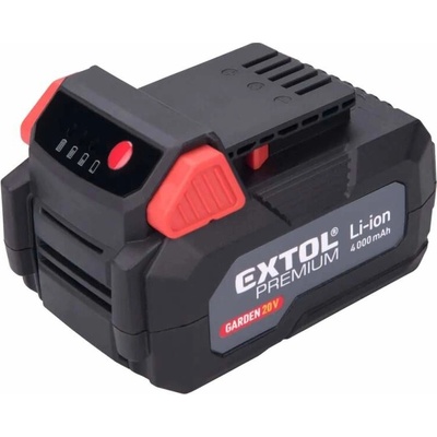 Baterie akumulátorová GARDEN20V 20V Li-ion, 4000mAh EXTOL PREMIUM 8895782 – Zboží Živě