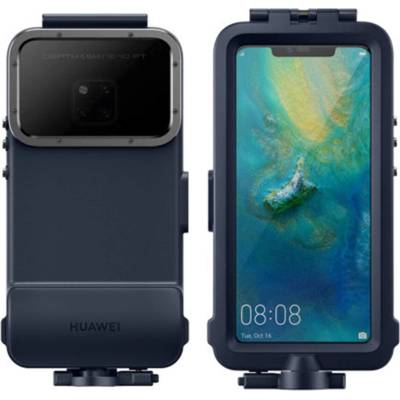 Huawei Mate 20 Pro Snorkeling Waterproof Case - оригинален водоустойчив кейс за Mate 20 Pro (син)