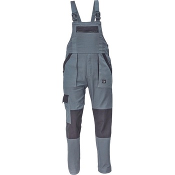 Cerva MAX NEO Pracovné nohavice s trakmi červeno čierne