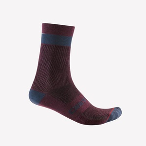 Castelli Мъжки чорапи Castelli Alpha 18 Socks Mens - Bordeaux