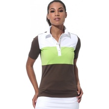 MDC Meryl Polo Shirt 34 Damske Chocolate Flash Green