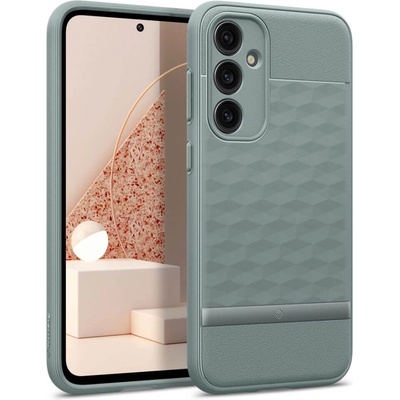 Spigen Противоударен Калъф за Samsung S23 FE, Spigen Caseology Parallax, Зелен (ACS06384)