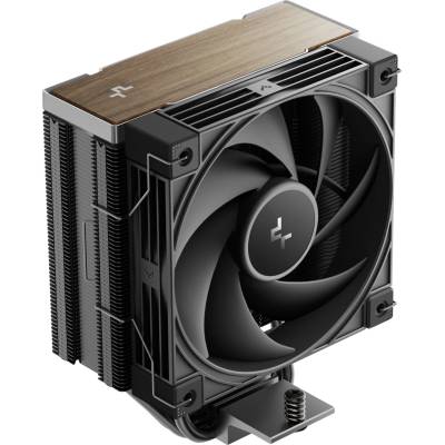 AK400 G2, CPU Air Cooler, 1x120mm PWM Fan, Wooden Top Cover, TDP 240W, 4 Heatpipes, Black, LGA1851/1700, AMD AM5/AM4, 132x92x156 mm(LxWxH), 3Y, R-AK400G2-BKNNMN-GJD (AK400_G2)