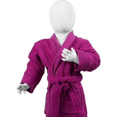 The One Towelling Župan Baby Bathrobe dětský COTei magenta Purpurová