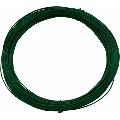 Vázací drát poplastovaný (PVC) ZELENÝ 1,6/2,6 mm, délka 25 m