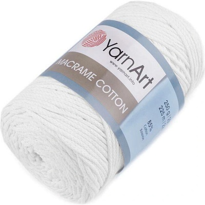 Stoklasa Pletací příze Macrame Cotton 250 g Balení: 1 ks, Varianta: 11 (751) bílá 11 (751) bílá