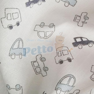 PREM Bavlněná plena s potiskem 70 x 70 VELKÁ AUTA