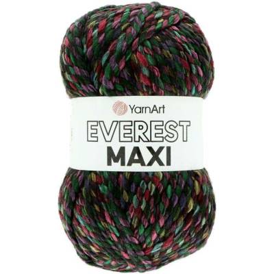 YarnArt Everest Maxi 8024 zelená růžová