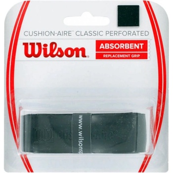 Wilson Покривен грип Wilson Cushion-Aire Classic Perforated 1P - Черен