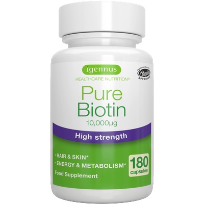 Igennus Pure Biotin 10, 000 mcg - 180 вег. капсули