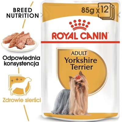 Royal Canin Yorkshire Terrier Adult 12x85g мокра храна - пастет, за възрастни йоркширски териери