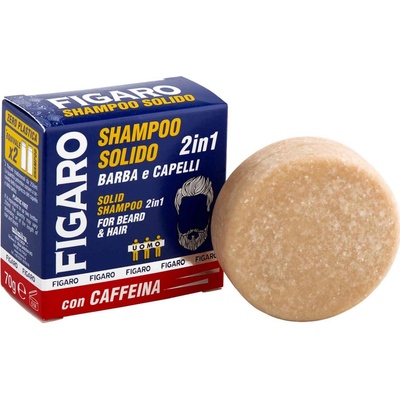 Figaro Uomo mýdlový šampon na vlasy a vousy 70 g