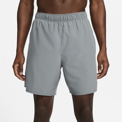 Nike Мъжки къси панталони Nike Challenger Mens 2-in-1 Running Shorts - Smoke Grey
