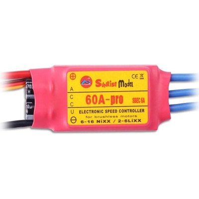 SUNRISE Regulátor otáček Model 60A SBEC 6A