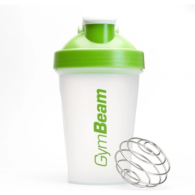 GymBeam Шейкър Blend Bottle бял-зелен 400 мл