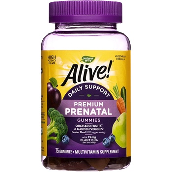 Nature's Way Алайв Premium Prenatal (мултивитамини за бременни) 75 желирани таблетки | Nature’s Way (10482)