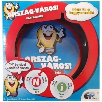 EP Line Държави и градове - игра на карти на унгарски език (ep04174)