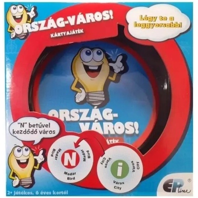 EP Line Държави и градове - игра на карти на унгарски език (ep04174)