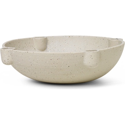 ferm LIVING Чинийка свещник Ferm Living керамика 27 см бежова (1104263131)