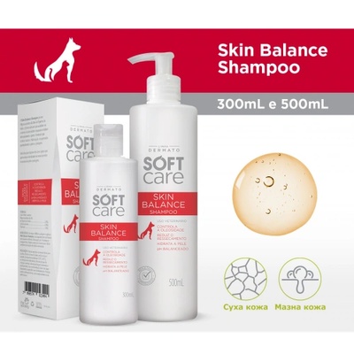 Soft care concept Soft care skin balance - ШАМПОАН за мазна или прекалено суха и лющеща се кожа 300 мл, Бразилия - 24897