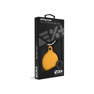 Apple NextOne AirTag Secure Silicone Key Clip - Orange (atg-sil-wij)