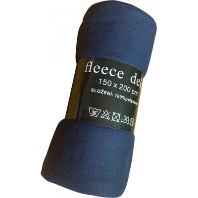 Bavlissimo fleece deka modrá 150x200