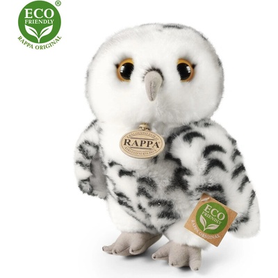 Rappa Плюшен Бял бухал, 25 см. , серия Еко приятели (198937)