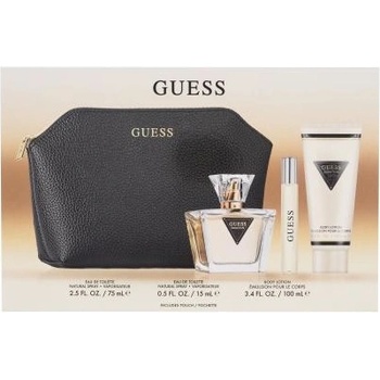 Guess Seductive Woman EDT 75 ml + telové mlieko 100 ml + EDT 15 ml + kozmetická taštička darčeková sada
