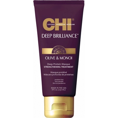 Chi Deep Brilliance Deep Protein Masque Maska na vlasy 237 ml