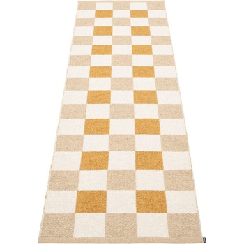 Pappelina Пътека за открито и закрито в цвят жълта охра и бежова 70x240 cm Pix Vanilla Ochre - Pappelina (PI6E724)