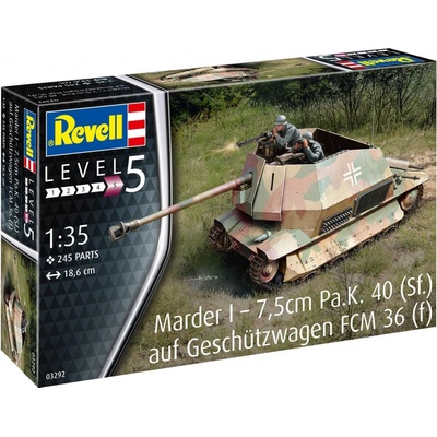Revell Plastic ModelKit military 03292 Marder I on FCM 36 base 1:35