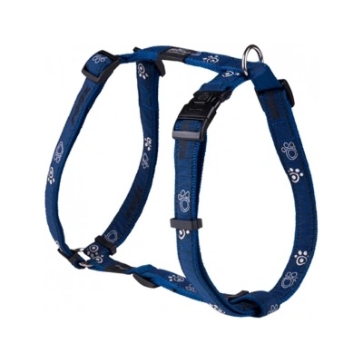 Rogz Fancy Dress Harness Large - Нагръдник лапички, за кучета, вратна обиколка от 29 до 64 см и гръдна от 45 до 75 см. син
