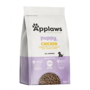 Applaws Puppy All Breeds Chicken GRAIN FREE - за подрастващи кучета от мини и средни породи до 12 месеца 79% пиле 4 кг DD4504CPA