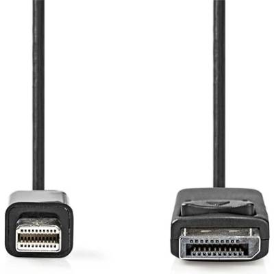 Nedis Кабел Nedis CCGL37400BK20 mini Displayport1.2, щепсел за Display port, 21, 6 Gbps, 2 м (CCGL37400BK20)