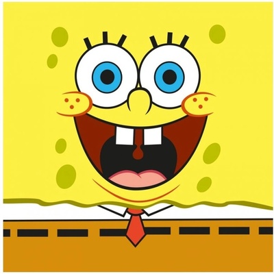 Carbotex detský magický uterák 30 x 30 cm Spongebob