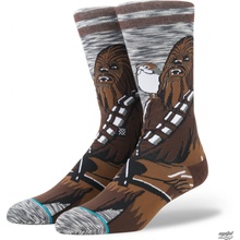 Stance Chewie Pal melange šedé hnědé